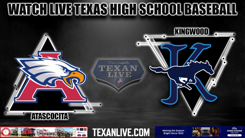 Atascocita vs Kingwood - 7:00pm- 3/12/2024 - Baseball - Live from Kingwood High School