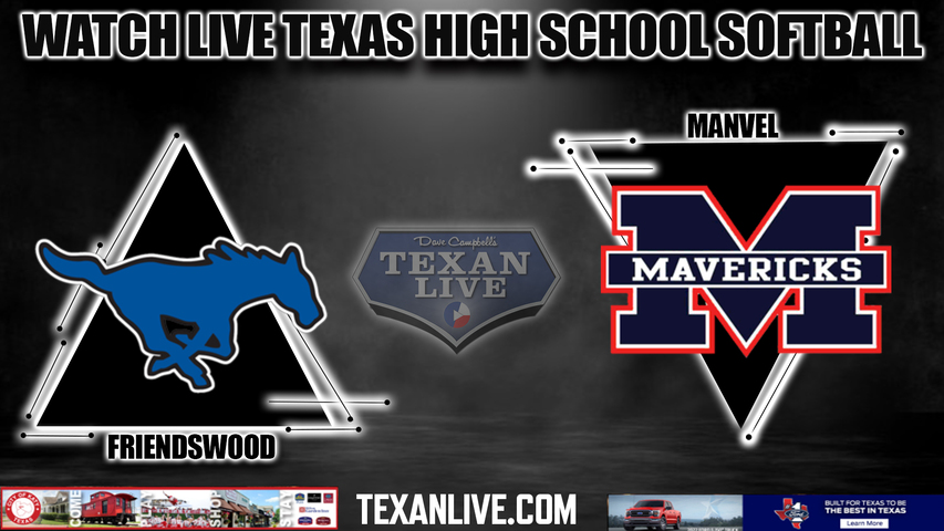 Friendswood vs Manvel - 6:30pm- 3/22/2024 - Softball - Live from Manvel High School