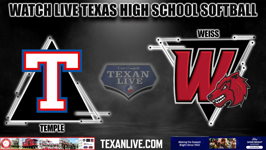 Temple vs Weiss - 7:00pm- 4/2/2024 - Softball - Live from Weiss High School