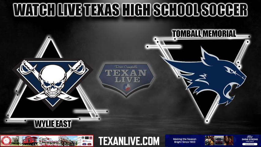 Wylie East vs Tomball Memorial - 6A Region 2 - 4:00PM - 4/5/2024 - Girls Soccer - Live from Kelly Reeves Stadium - Regional Semi-Final
