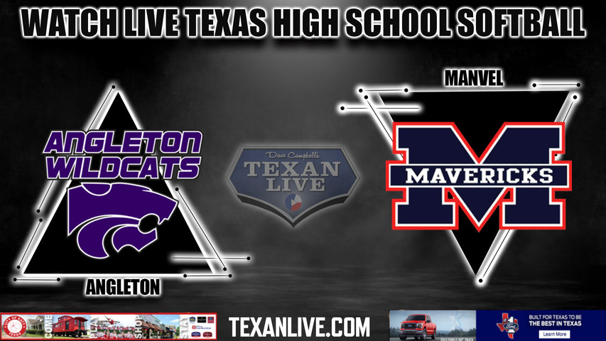 Angleton vs Manvel - 6:30pm- 4/12/2024 - Softball - Live from Manvel High School