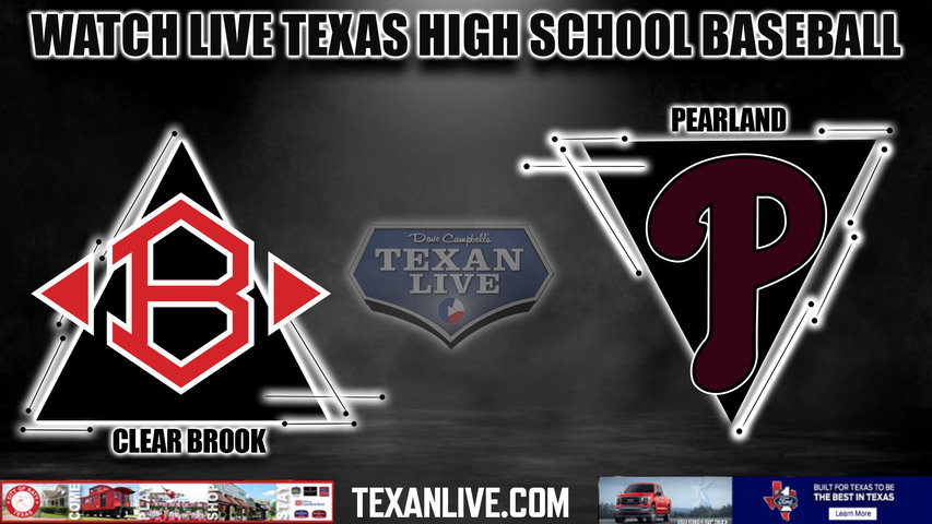 Pearland vs Clear Brook - 6:00pm- 5/3/2024 - Baseball - Live from Deer Park High School - Game One - Playoffs - Bi-district Round