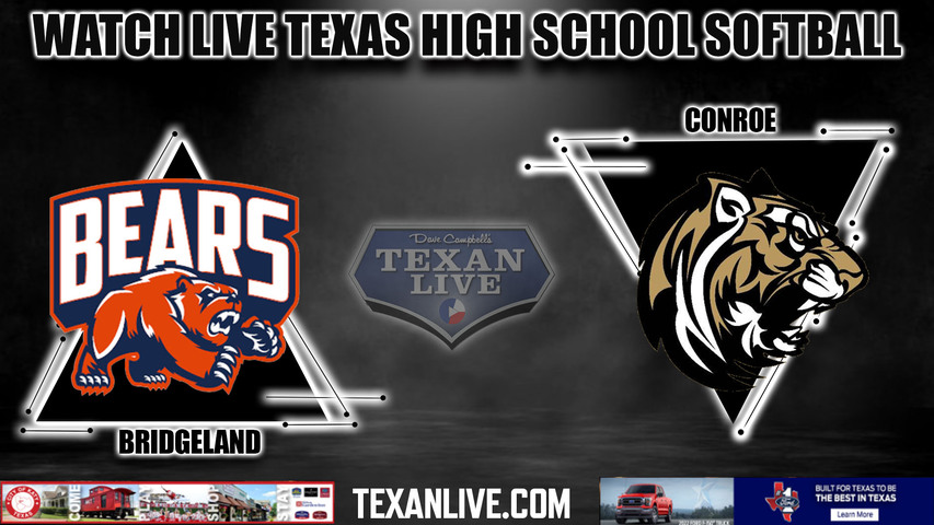Bridgeland vs Conroe - 6:00pm- 5/2/2024 - Softball - Live from Tomball Memorial High School - Game One - Playoffs - Area Round Playoff