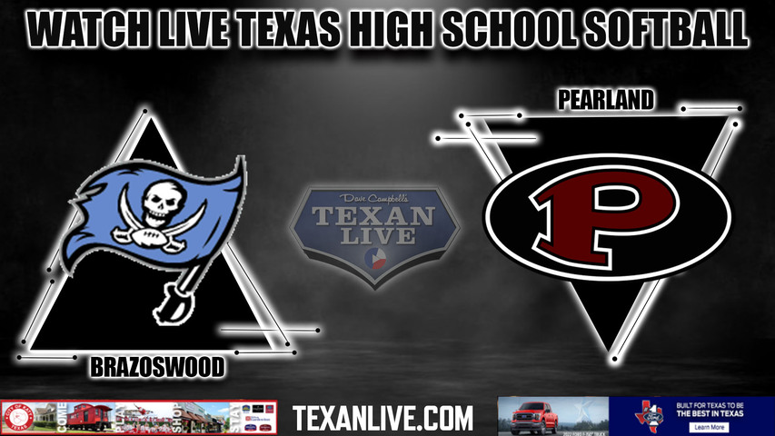 Pearland vs Brazoswood - 6:30pm- 5/8/2024 - Softball - Live from Iowa Colony High School - Game One - Regional Quarter Finals - Playoffs