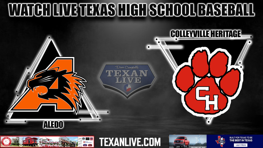 Aledo vs Colleyville Heritage - 7:00pm- 5/9/2024 - Baseball - Live from Chisholm Trail High School - Game One - Playoffs - Area Round Playoffs