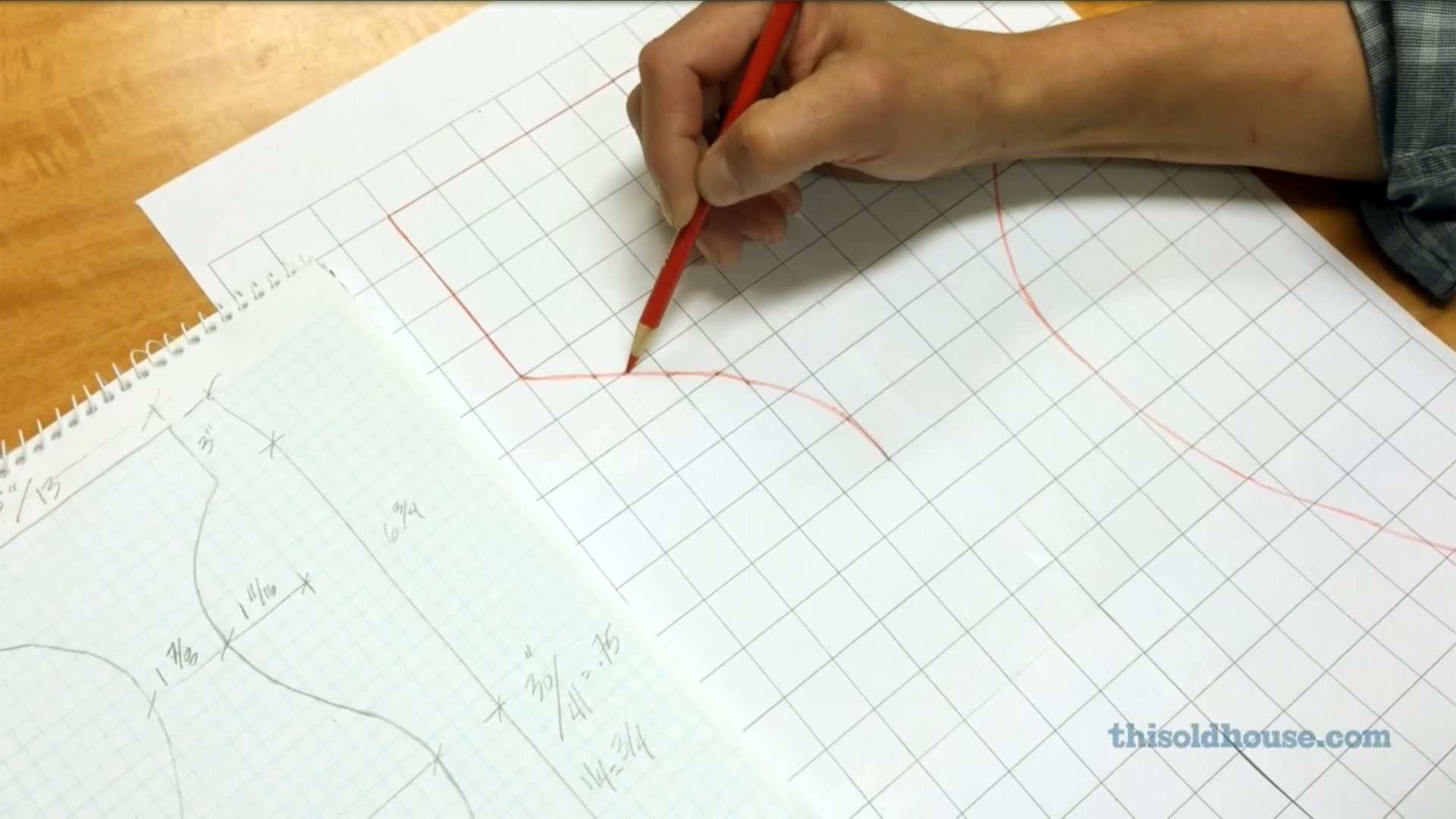 How To Scale Up An Image This Old House Next i drew lines at the top and bottom perpendicular to the vertical axis of the figure to define those points on the ornament. how to scale up an image this old house