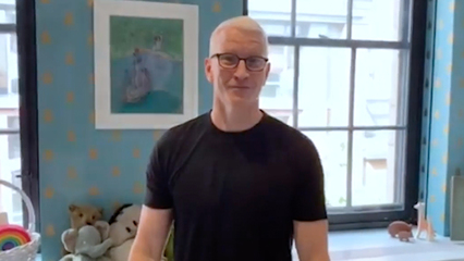 Hollywood at Home: Anderson Cooper & Baby Wyatt
