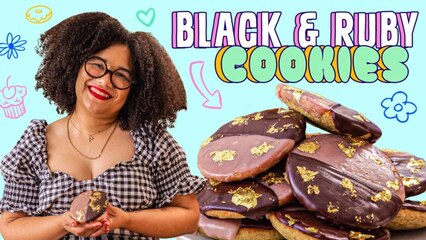 Pastries with Paola: NY Black and Ruby Milk Chocolate Cookies