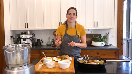 Katie Button's Sofrito in a Classic Arroz Dish with Homemade Alioli  | Chefs At Home