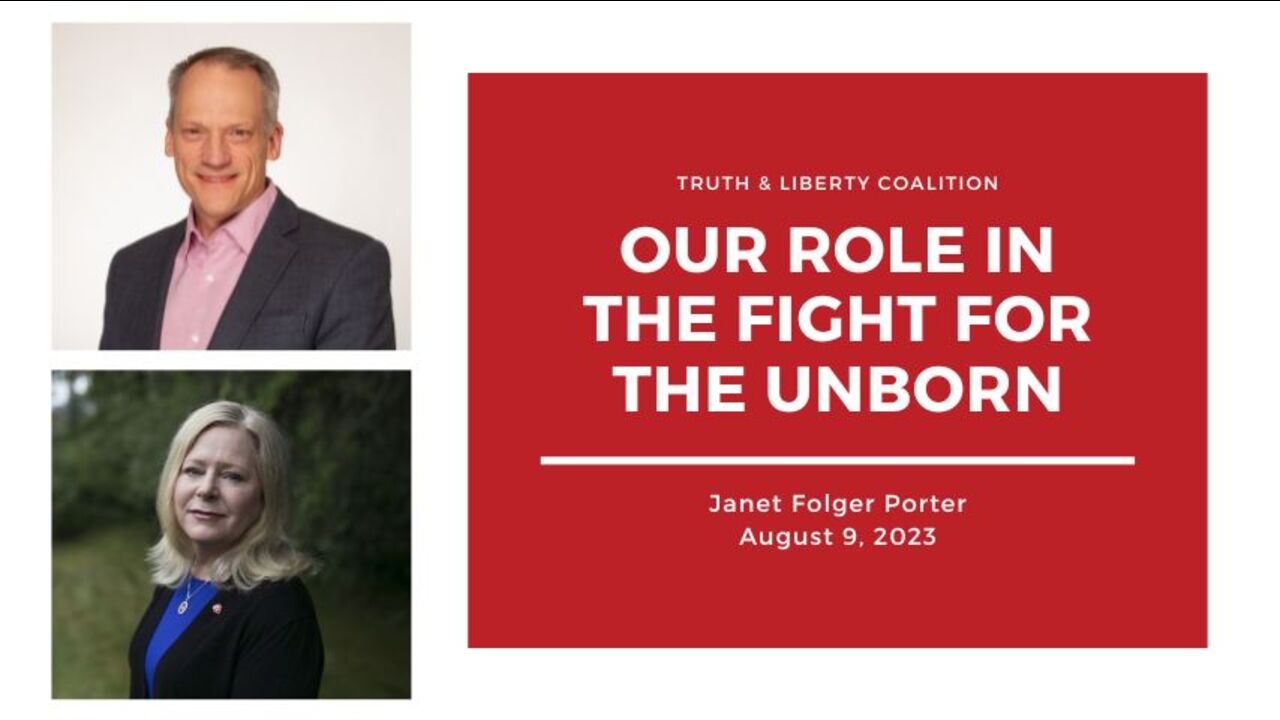 Janet Porter: Our Role in the Fight for the Unborn