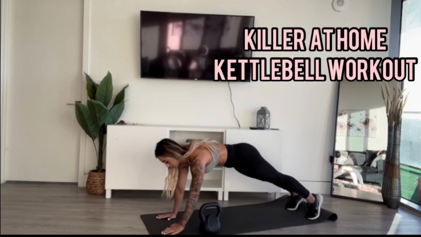Tilstedeværelse ubehagelig mulighed Killer at Home Kettlebell Workout - OFTV