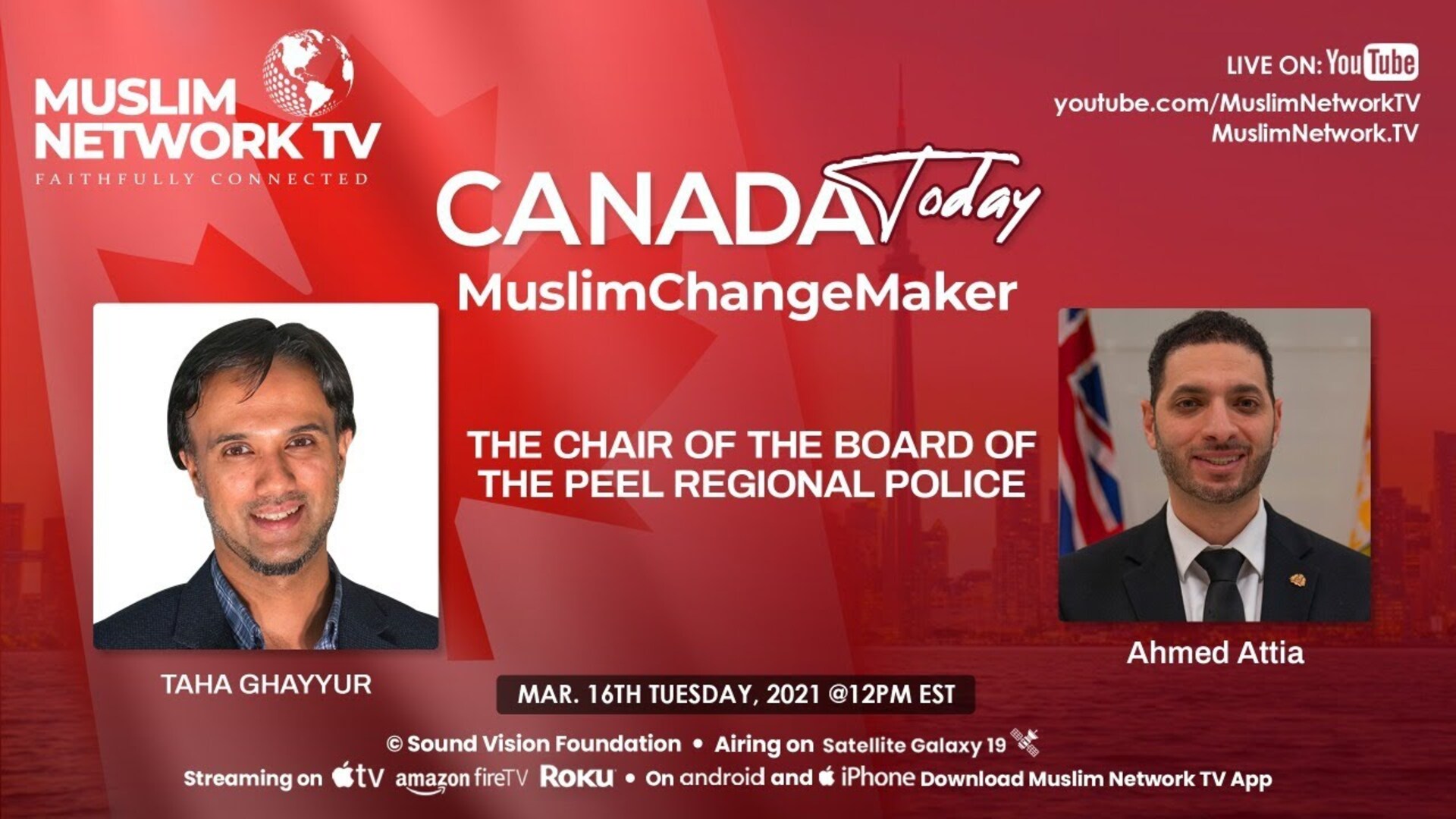 Muslim Change Maker: Ahmad Attia the Chair of the board of the Peel Regional Police