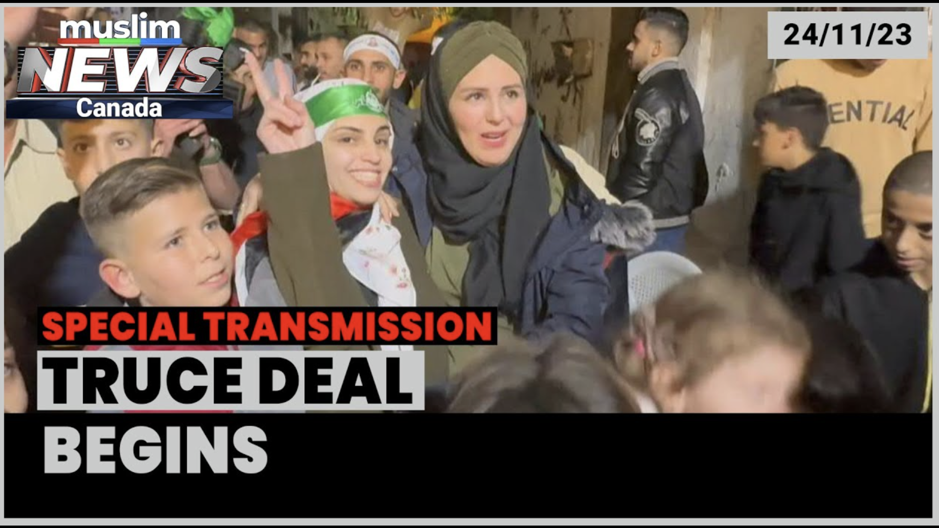 Exchange of first set of prisoners in Palestine | Nov 24, 2023
