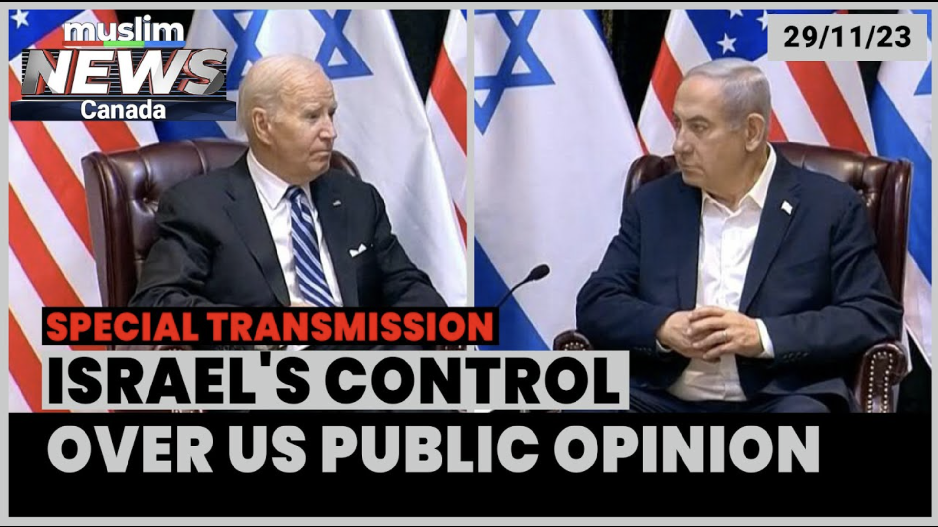 Israeli PM boasts influence over U.S public opinion | Nov 29, 2023