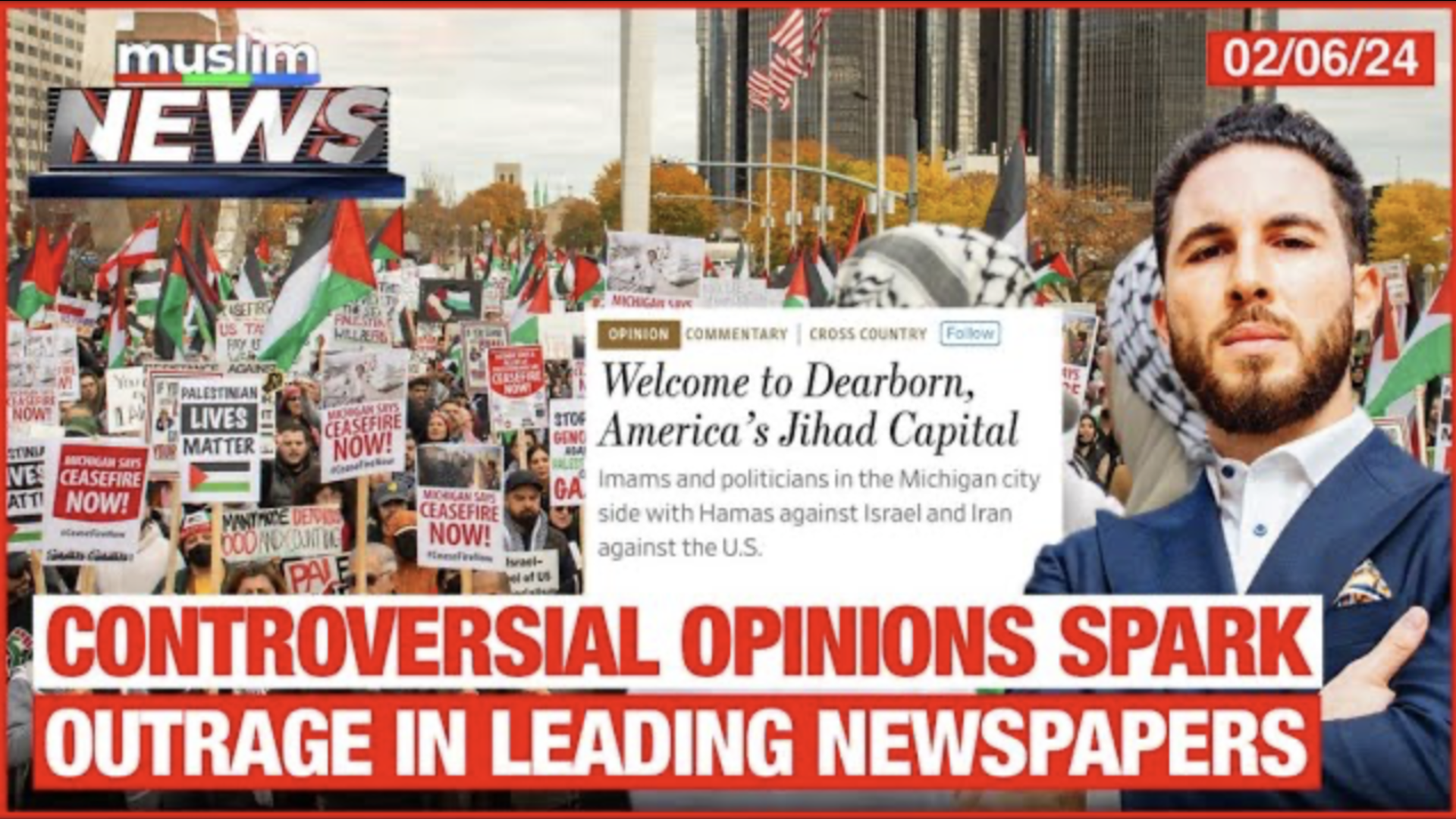 Controversial Opinions Spark Outrage In Leading Newspapers| Muslim News | Feb 6, 2024