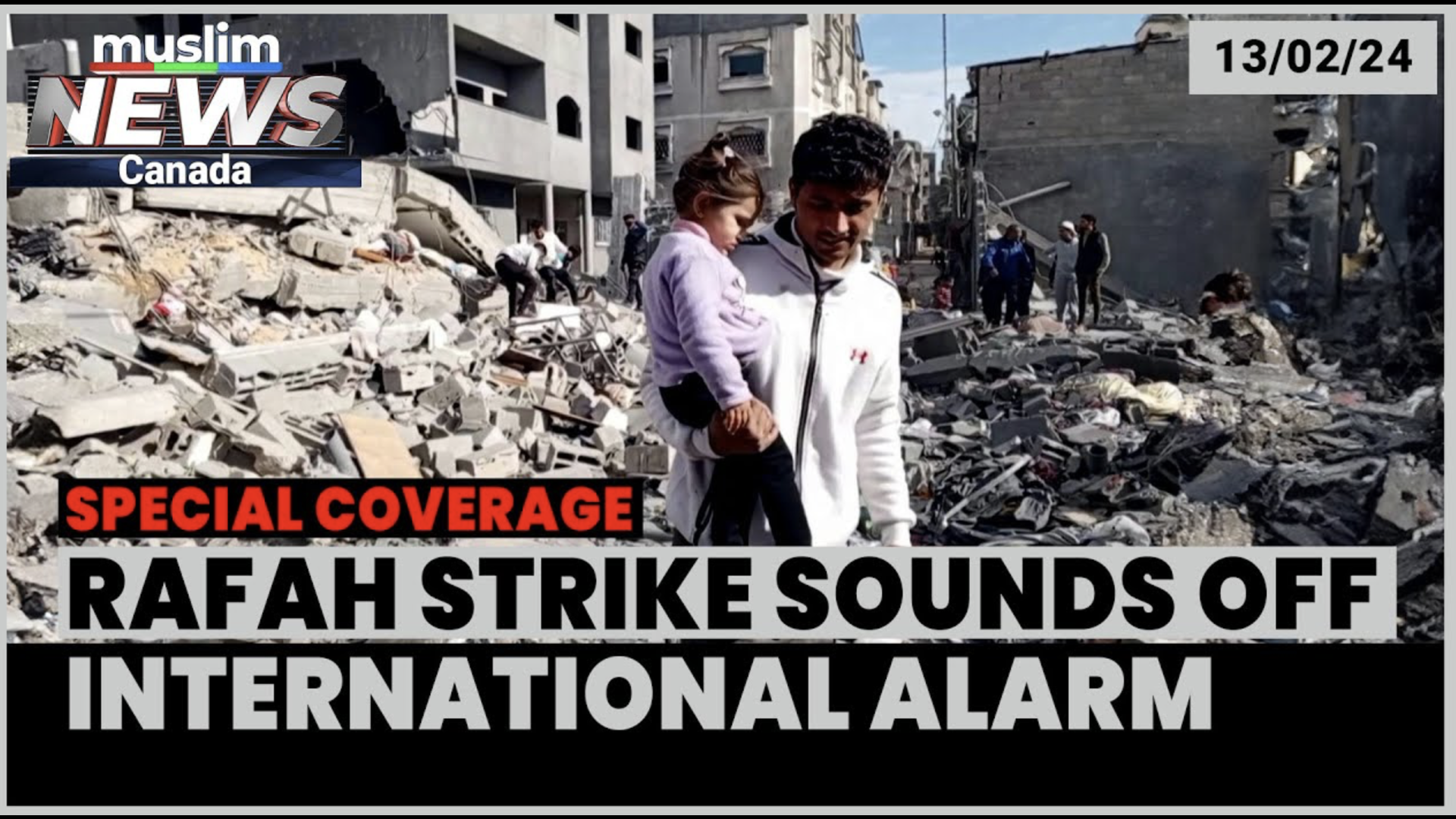 International Concerns Mount as Israeli Forces Strike Rafah in Gaza | Feb 13, 2024