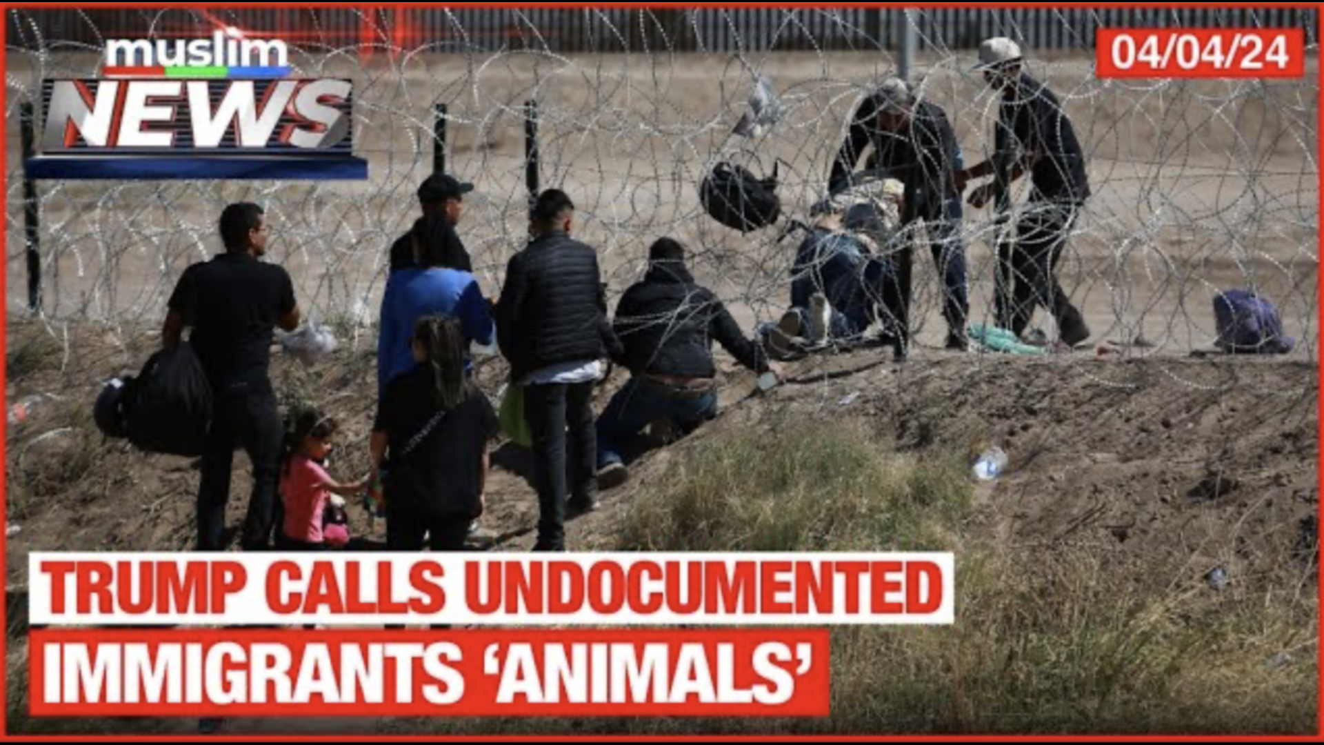 Trump Calls Undocumented Immigrants ‘Animals’ | Muslim News | Apr 4, 2024