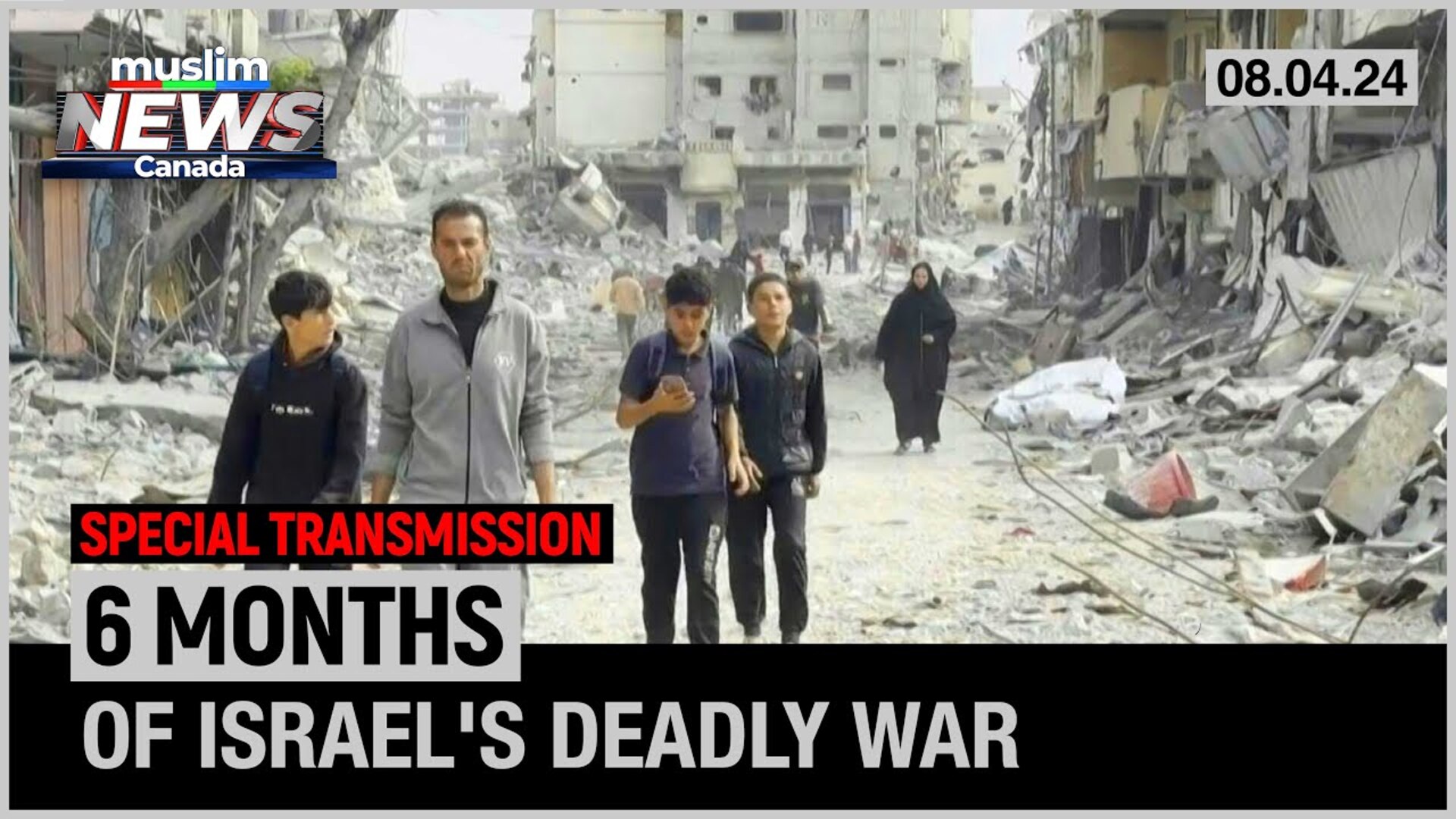 Israel’s War on Palestine Enters its 6th Month with No End in Sight | April 08, 2024