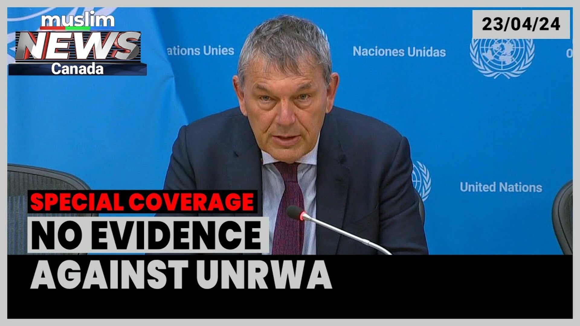 Israel Fails to Provide Proof for its Allegations Against UNRWA | April 23, 2024