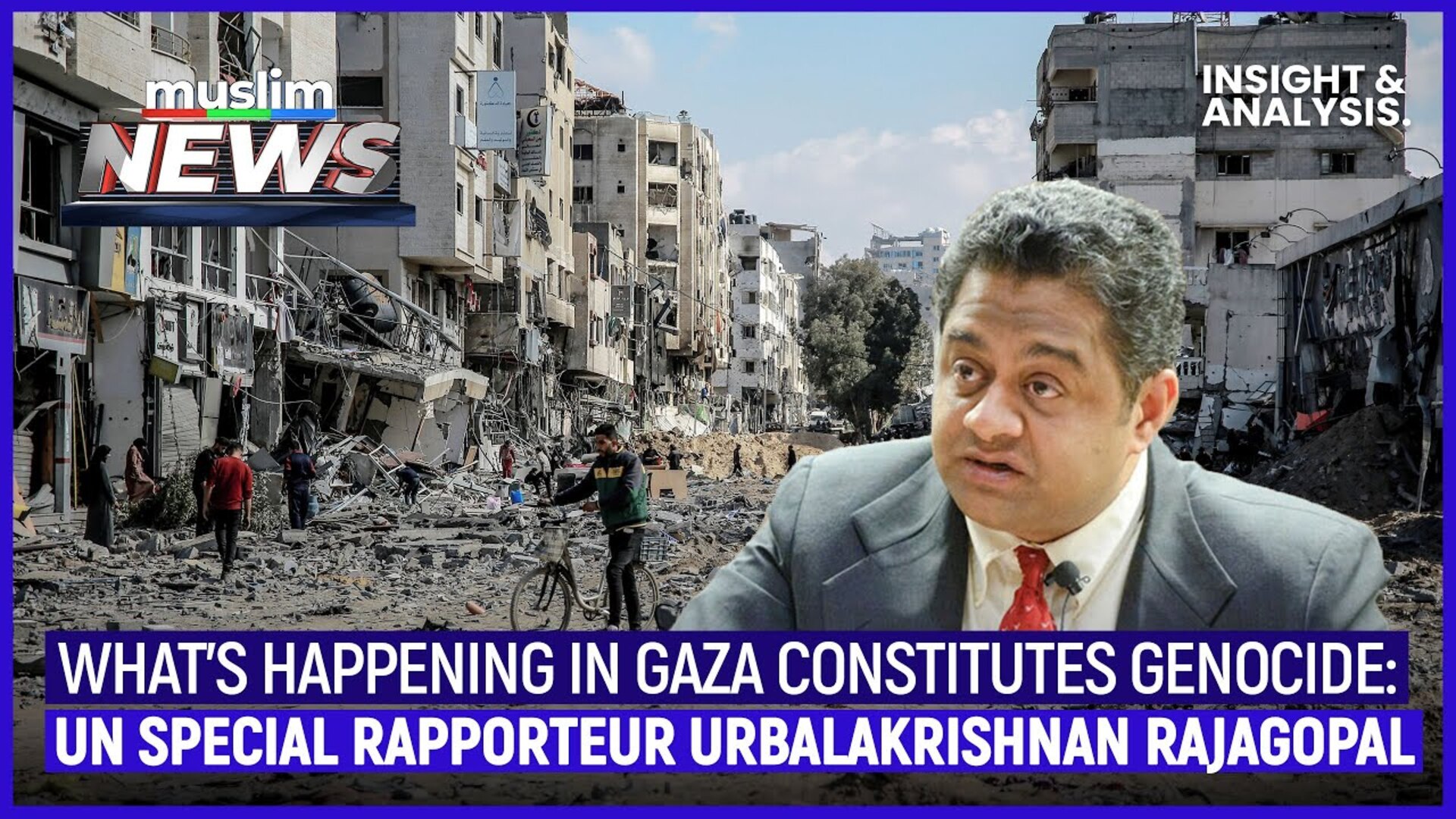 What's Happening In Gaza Constitutes Genocide: Balakrishnan Rajagopal, UN Special Rapporteur