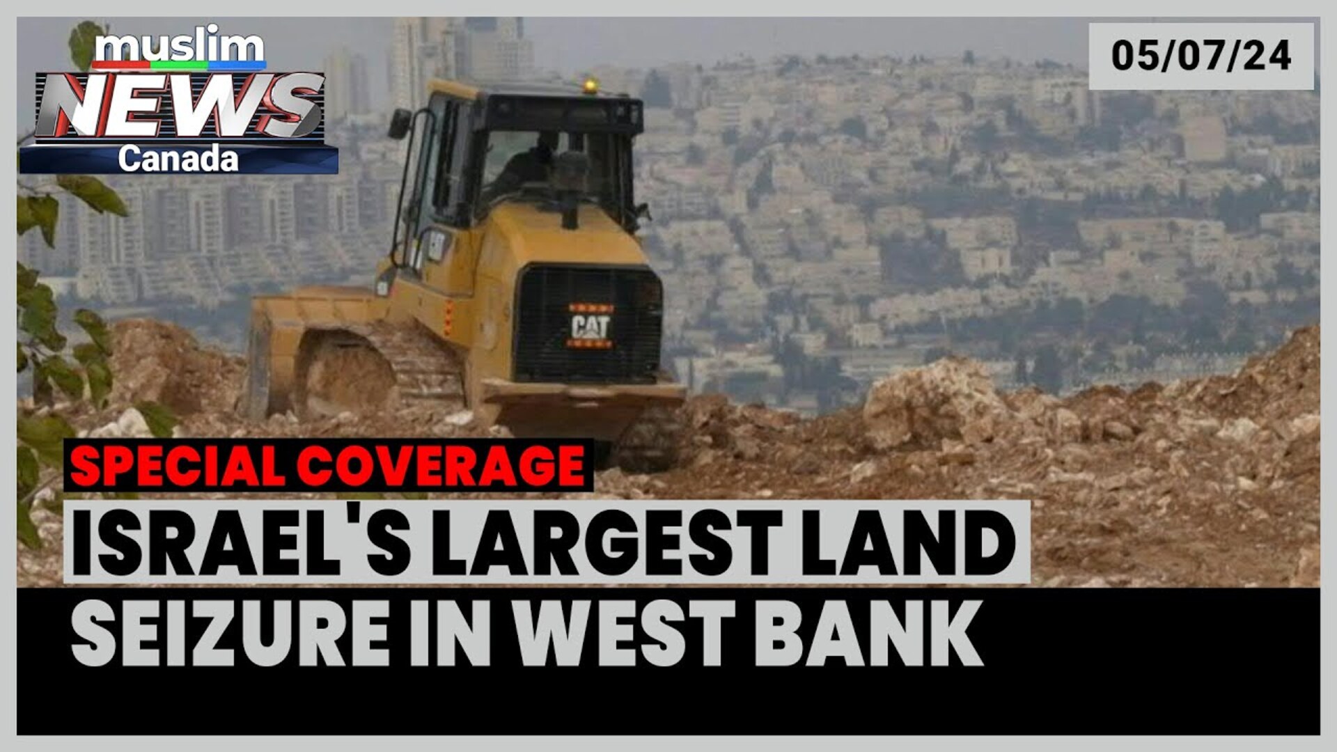 Israel Approves its Largest Land Seizure in West Bank in Over 30 Years | July 05, 2024