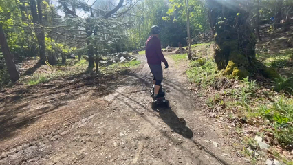 'It's an off-road monster': Local longboarder eyes three Guinness World Records